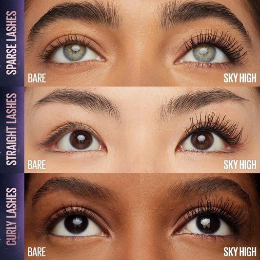 Maybelline New York Lash Sensational Sky High Mascara Shade: 01, Very Black