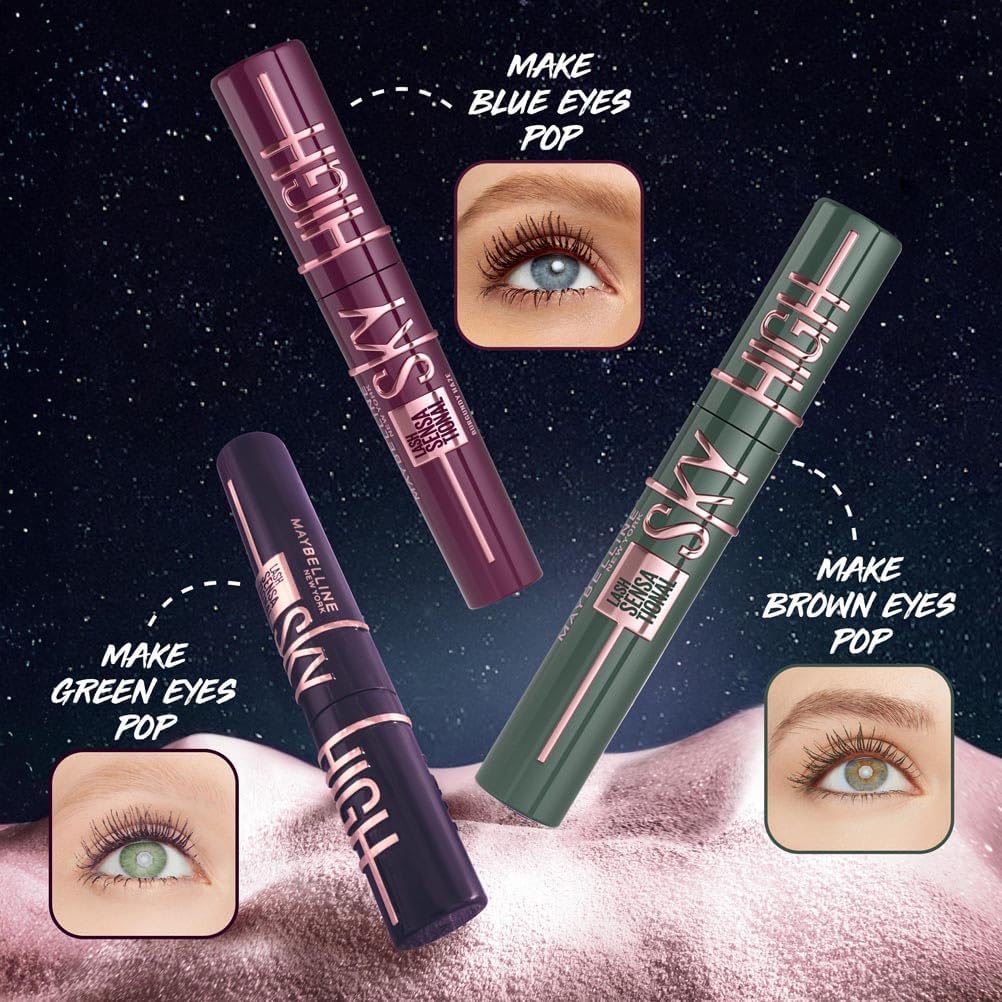 Maybelline New York Lash Sensational Sky High Mascara Shade: 01, Very Black