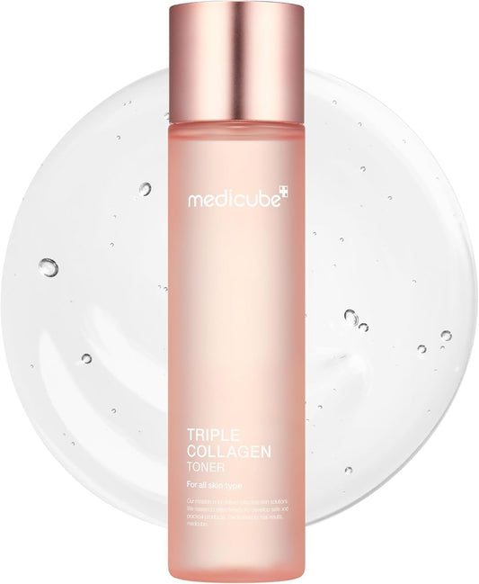Medicube Triple collagen toner 4.0, 140 ml - facial toner with moisturising and firming effect